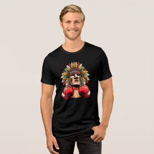 Boxkämpfer Muay Thai Tri-Blend Shirt