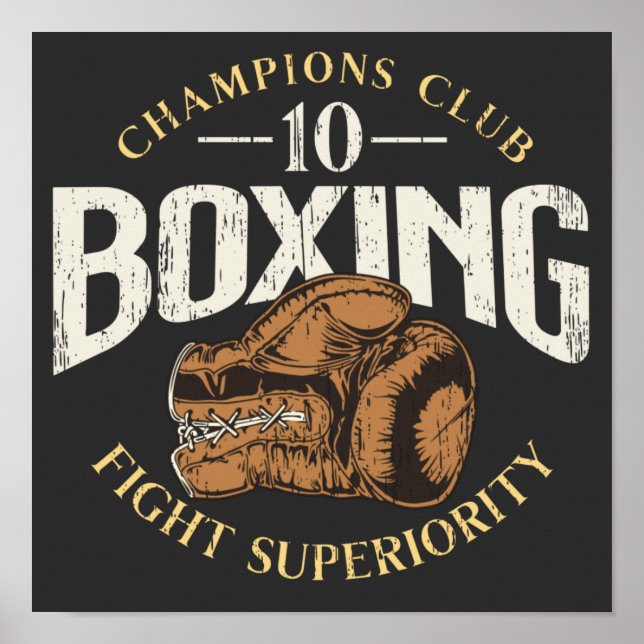 Boxkampfhandschuhe in Not Poster (Vorne)