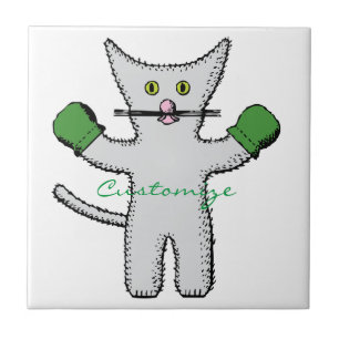 Boxkitten mit Mittens Thunder_Cove Fliese