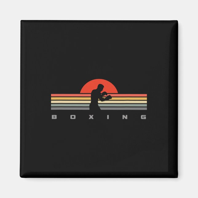 Boxkleidung - Boxen 5 Magnet (Vorne)