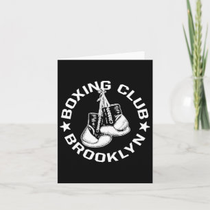 Boxklub Brooklyn Handschuhe Grafik für ein Boxen L Karte