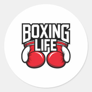 Boxlebensdauer für Amateur-Berufliche Boxen 5 Runder Aufkleber
