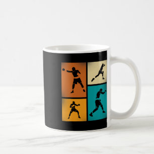 Boxmeister Silhouette Retro Style Art Kaffeetasse