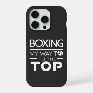 Boxmotivationszitat Fett Minimal Typografie iPhone 15 Pro Hülle