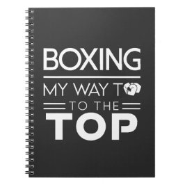 Boxmotivationszitat Fette Minimale Typografie Notizblock