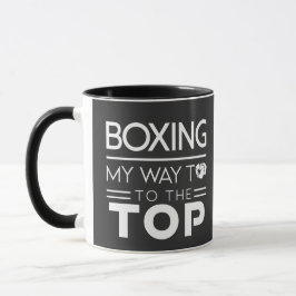 Boxmotivationszitat Fette Minimale Typografie Tasse