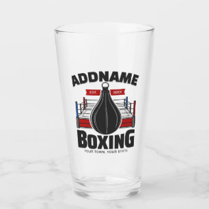 Boxring ADD NAME Boxer Gym Speedball Glas