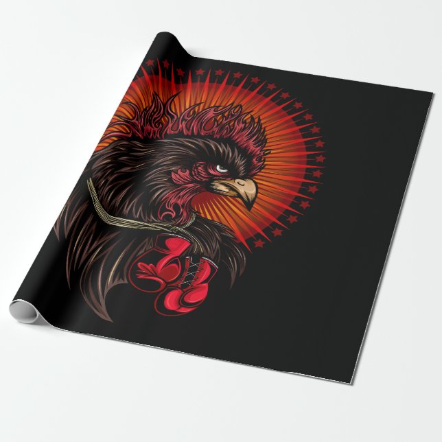 Boxrooster Geschenkpapier (Ungerollt)