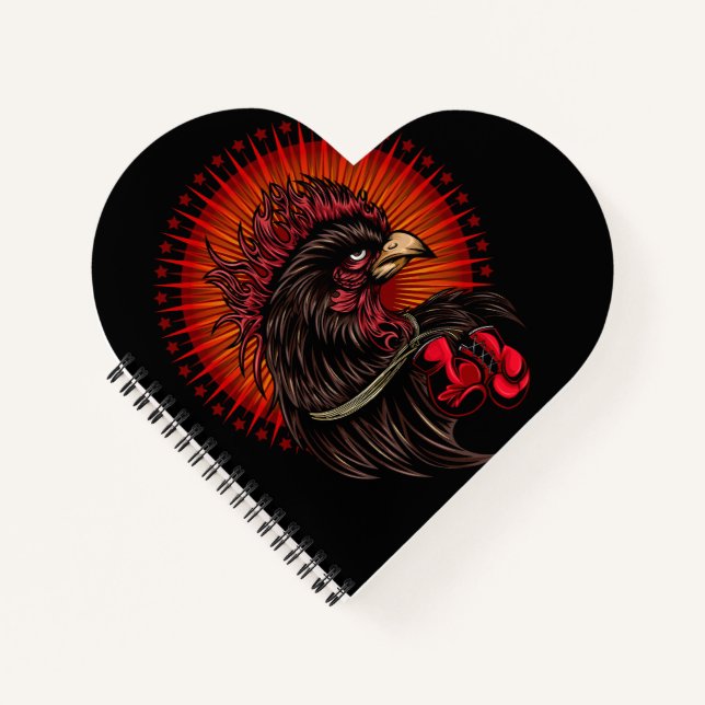 Boxrooster Notizbuch (Vorderseite)