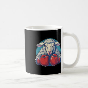 Boxschaf mit Boxhandschuhen Kickboxen Lustiges B Kaffeetasse