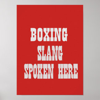 Boxslang-Plakate Poster