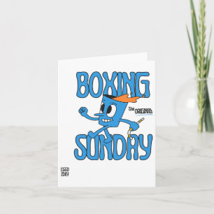 Boxsonntag Knockout Punch Schwergewicht Champion Karte