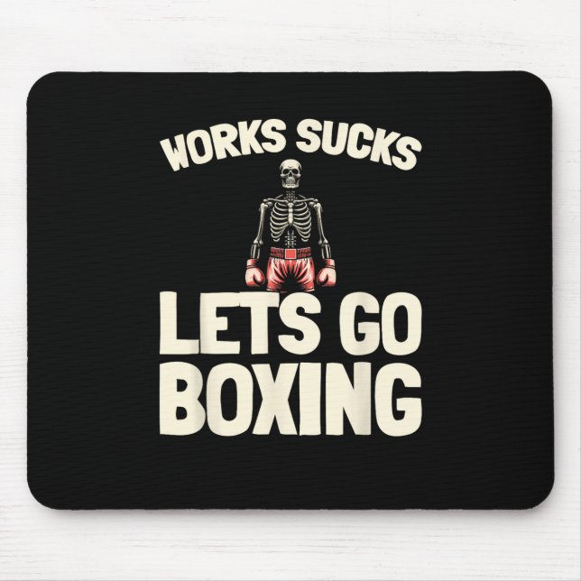 Boxsparring - Gloves Fighter Boxer Mousepad (Vorne)
