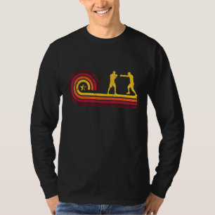Boxsport-Kämpfer Boxer Retro ästhetische Stil T-Shirt