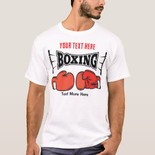 Boxsport Kraft- und Kampfdarstellung T-Shirt