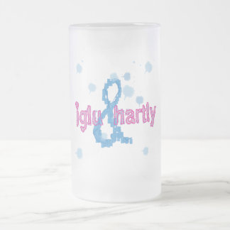 "Boxt" durch Katie Sieger 07.27.09 Mattglas Bierglas