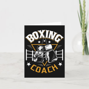 Boxtrainer - Kickboxer Gym Boxer 1 Karte