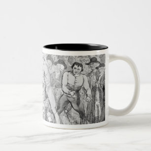 Boxveranstaltung zwischen Thomas Futrell u. John Zweifarbige Tasse