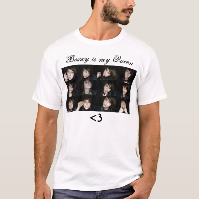 Boxxy ist meine Königin T-Shirt (Vorderseite)