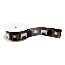 Boxziegenfarm Black Satinband