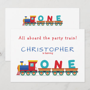 Boy 1. Geburtstagsbahn Chugga Chugga Choo Choo