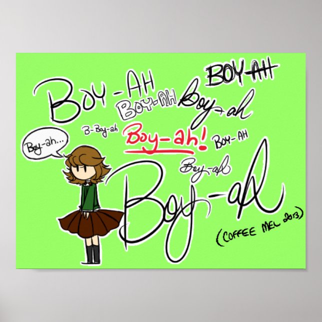 BOY-AH POSTER (Vorne)