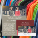 Boy and Girl, Children's Clothing Store Advert Flyer<br><div class="desc">Boy and Girl,  Children's Clothing Store Advertising Flyers By The Business Card Store.</div>