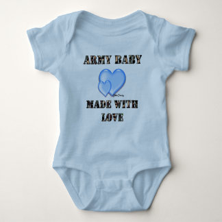 Boy Army Baby Made mit Liebe von Dani Baby Strampler