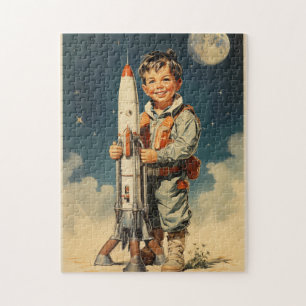 Boy Astronaut Retro-Stil