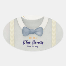 Boy Baby Dusche Herbstkrampf Bodysuit invita Ovaler Aufkleber