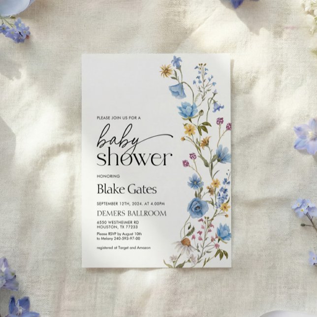 Boy Baby Shower Invitation  Einladung (Von Creator hochgeladen)