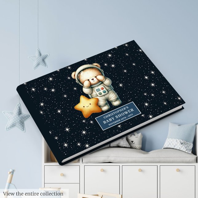 Boy Baby shower Livre d'Invitation Personalized Te (Boy Baby Shower Guest Book Personalized Teddy Bear)
