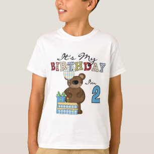 Boy Bear 2. Geburtstag T - Shirt und Geschenke