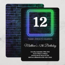 Boy Birthday Einladung