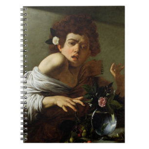 Boy Bitten von einer Lizard, c.1595-1600 (Öl auf L Notizblock