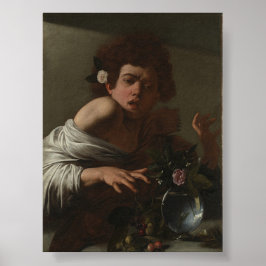 Boy Bitten von Lizard Poster