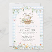 Boy Blue Nesting Party Prep the Nest Baby Dusche