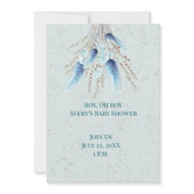 Boy Boho Twin Baby Dusche
