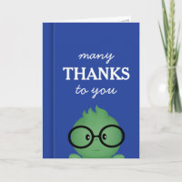 Boy Bookworm Vielen Dank