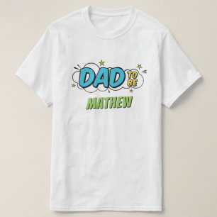 Boy Comic Book Superhero Baby Dusche Vater T-Shirt