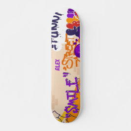 Boy Comic Pop Art Skateboard