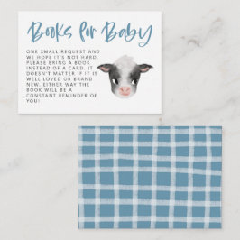 Boy Cow Baby Showbuchanfrage Begleitkarte