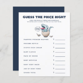 Boy Dinosaur Baby Dusche schätzen den Preis richti