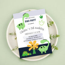 Boy Dinosaur Jurassic Birthday Party