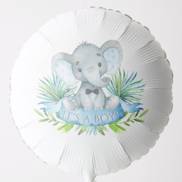 Boy Elephant Baby Dusche Ballon