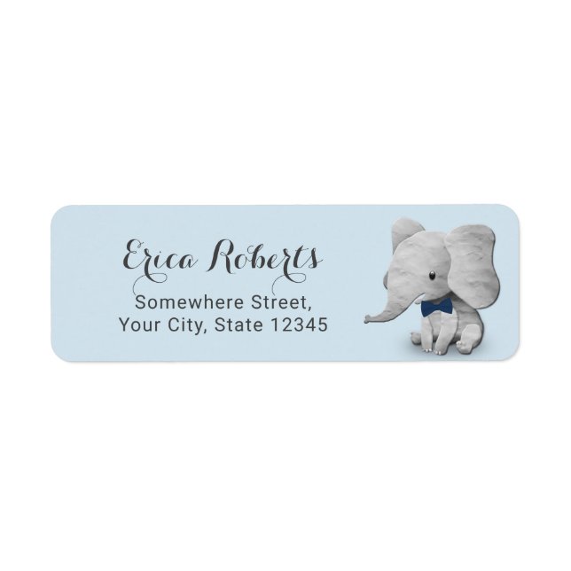 Boy Elephant Light Blue (Vorne)