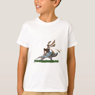 Boy Fairy reitet auf Turtle Children's T - Shirt