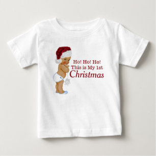 Boy First Christmas Baby T-shirt