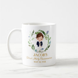 Boy First Communion Favorits - Navy Suite Kaffeetasse