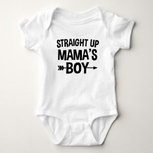 Boy Funny gerader hoher Mutter Baby Strampler
